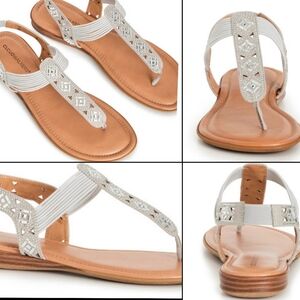 Cloudwalkers Nicola Bling Sandal Silver 10W 10 Wide